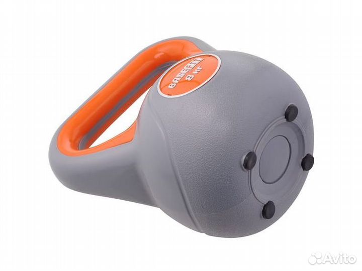 Гиря пластиковая Basefit 8 кг