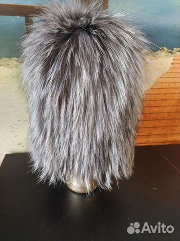 Шапка из чернобурки новая