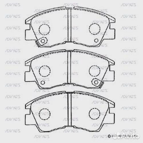Sn776p Комплект передних тормозных колодок