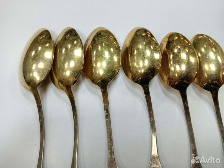 Чайные ложки серебро 875 СССР