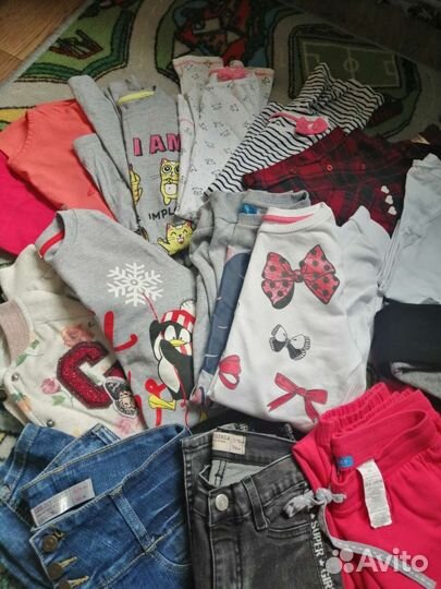 Вещи пакетом на девочку 152