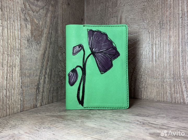 Обложка на паспорт из натуральной кожи
