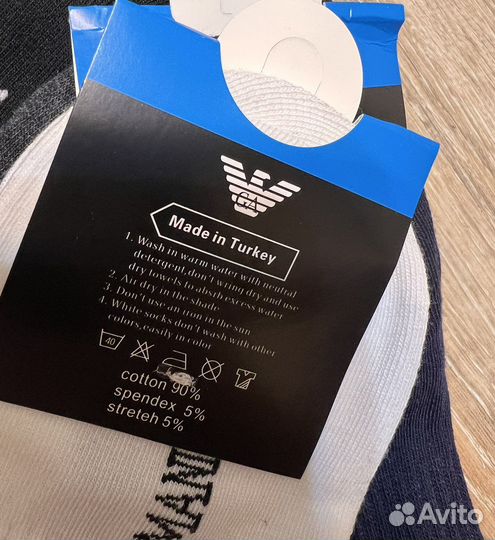 Фирменные носки Emporio Armani.42/48