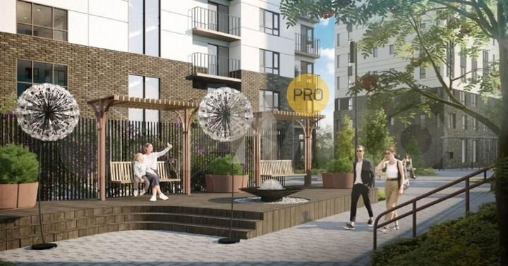 2-к. квартира, 64,8 м², 4/12 эт.