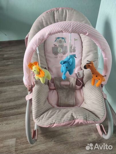 Шезлонг для новорожденных бу