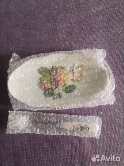 Тарелка сервировочная с вилкой