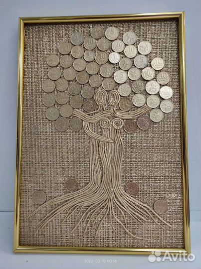Панно Картина Денежное дерево