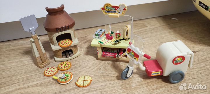 Sylvanian families Cильвания пиццерия