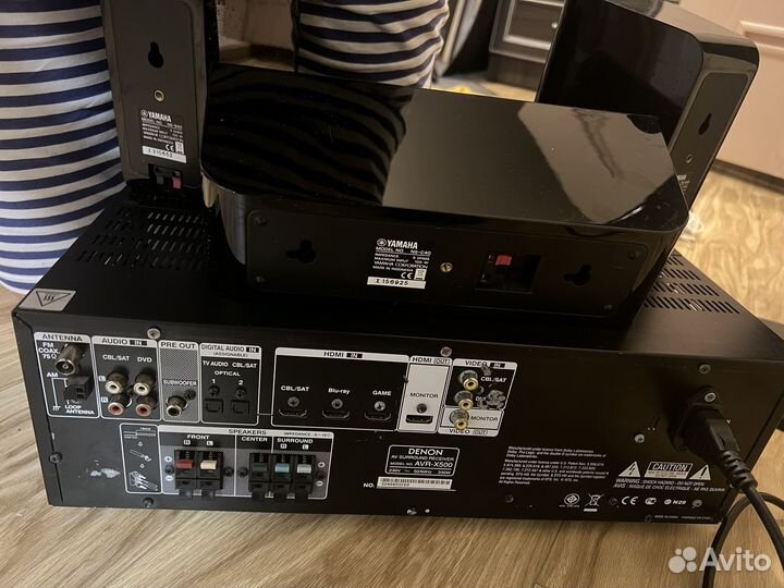 Акустика Yamaha NS + рессивер Denon