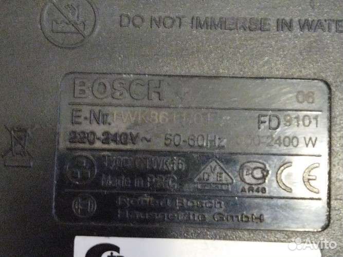 Электрочайник Bosch TWK 8611белый