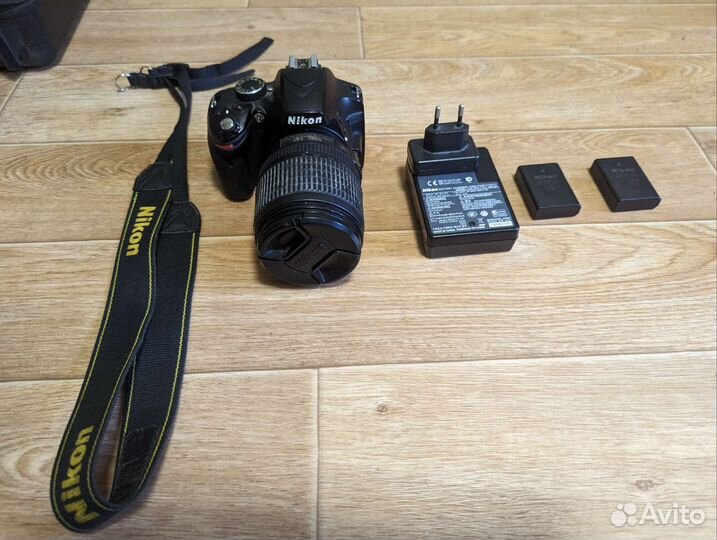 Зеркальный фотоаппарат d3200 объектив 18-105 VR