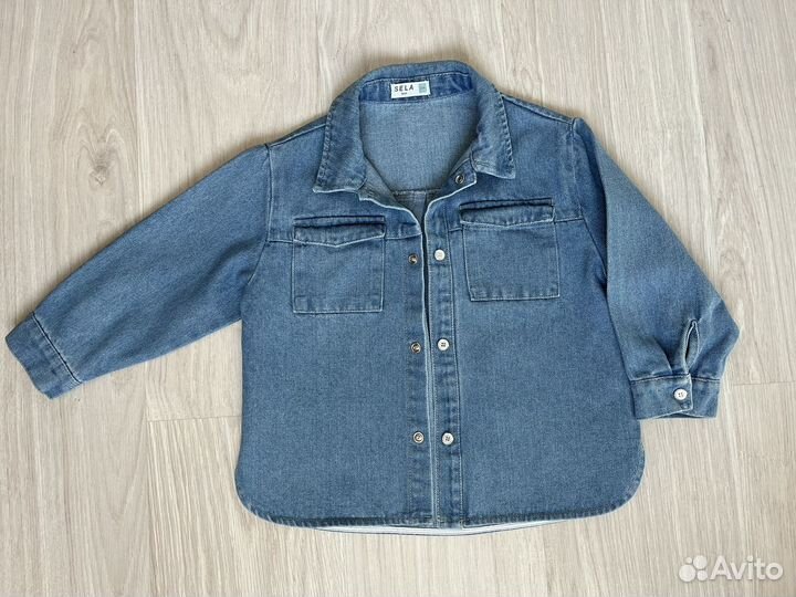 Рубашка джинсовая Sela 104