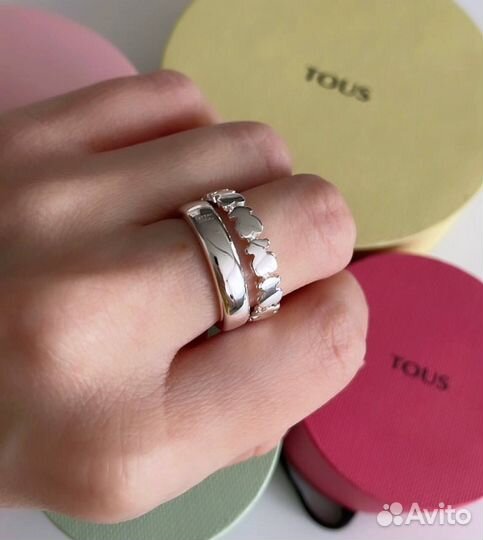 Tous Straight сет колец все размеры в наличии