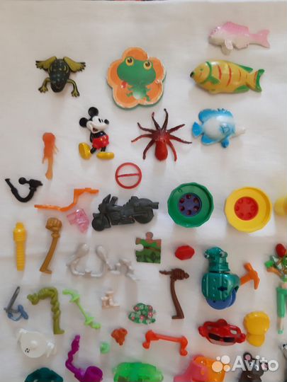 Игрушки из Киндера 90х, запчасти, Холодное сердце