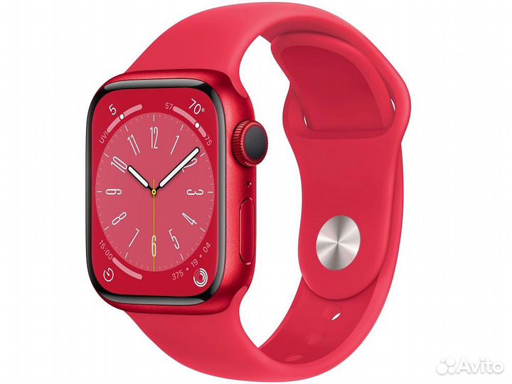 Apple Watch Series 8 45mm Sport Band Red M/L