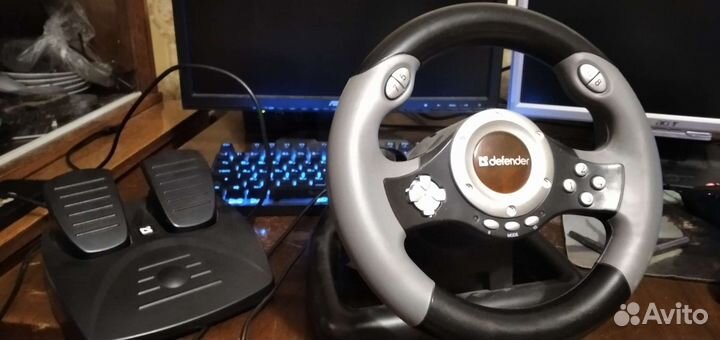 Игровой руль defender challenge mini le
