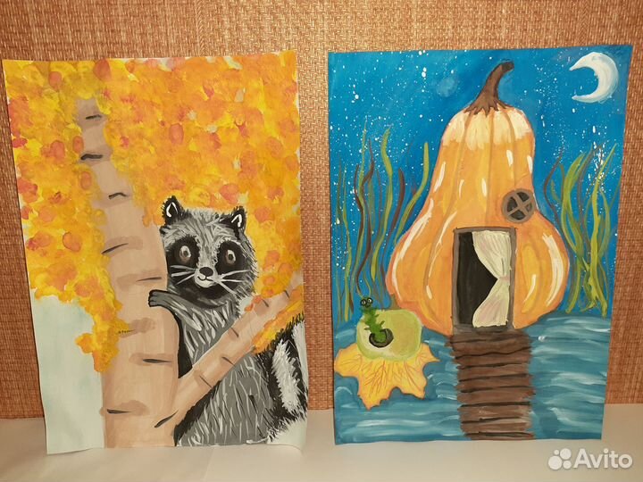 Рисунки в школу/садик в наличии