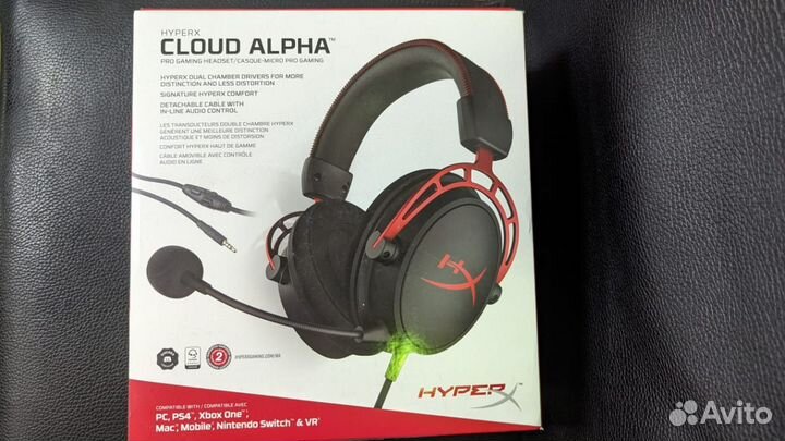 Наушники Hyperx cloud новые