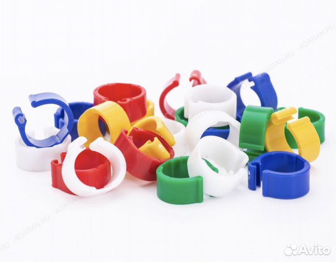 Маркеровочные кольца 8 мм (100 шт)