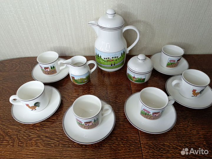 Villeroy & Boch Naif кофейный набор