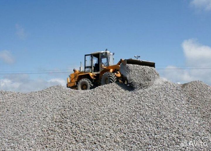 Песок, щебень