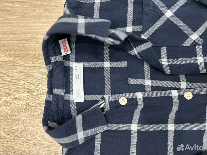 Рубашка zara для мальчика 110