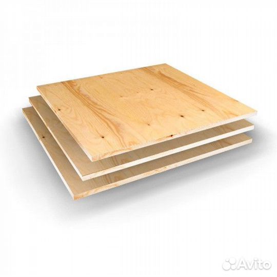 Фанера хвойная 12мм фсф 3/3 1,22*2,44