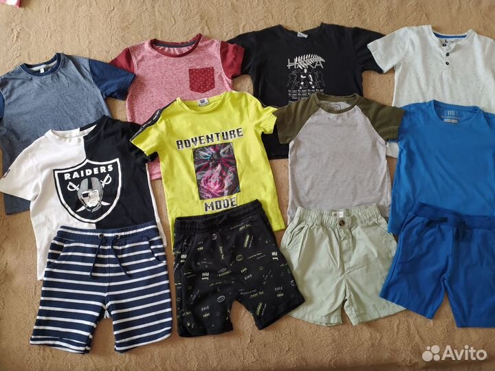 Пакет летних вещей для мальчика 110-116 см