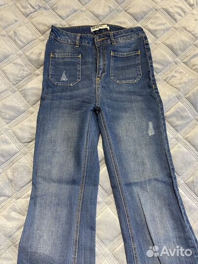 Джинсы клеш женские