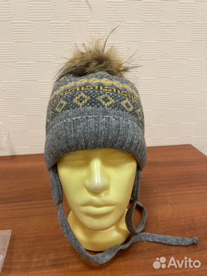 Шапка для мальчика 52-54 зима новая