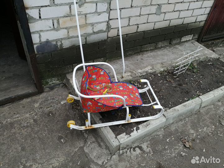 Санки с колесиками