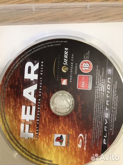 Игры для ps3 fear