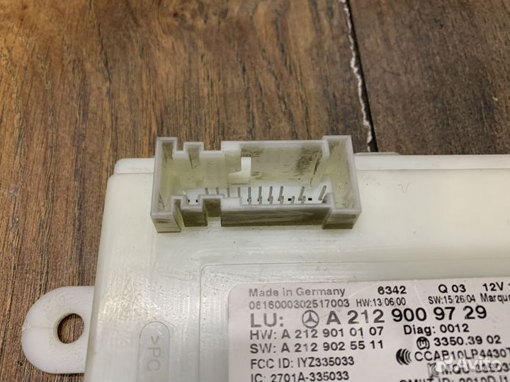 Mercedes benz W166 Блок электронный (keyless-GO)