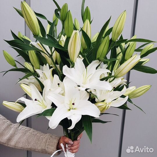 Букеты из лилий