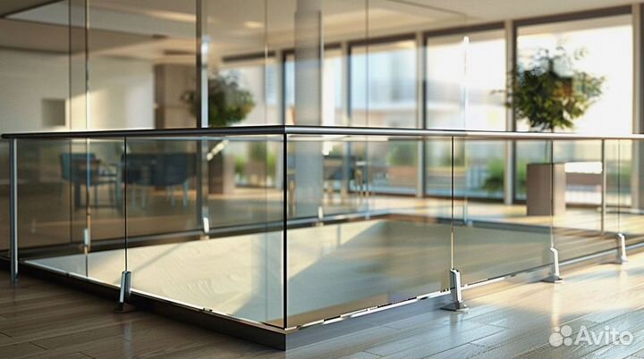 Стеклянные перила и ограждения