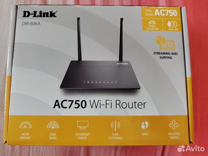 Роутер d link AC750