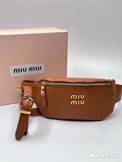 Поясная сумка miu miu 3 расцветки