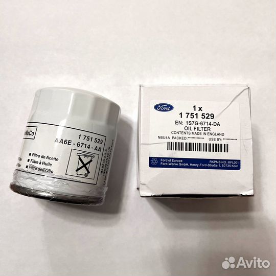 Фильтр масляный ford 1751529
