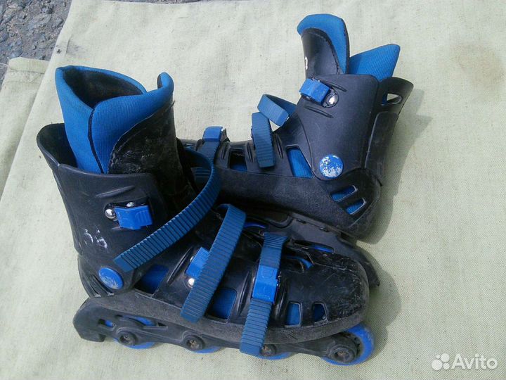 Коньки детские на роликах и зимние