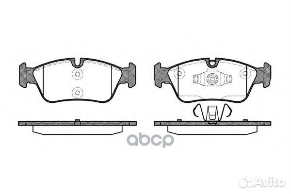384 60 колодки дисковые п BMW E87/E90/E91 1.8