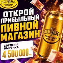Готовый бизнес. Пивной магазин по франшизе пивко, Бешарык