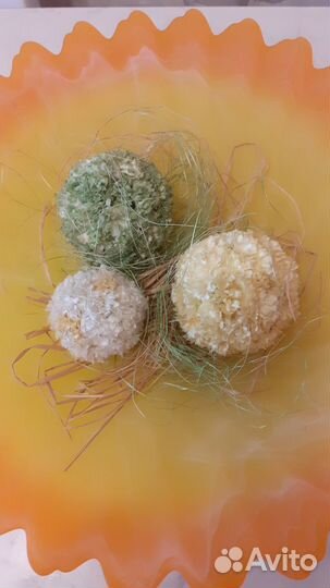 Ваза цветное стекло с декором новая