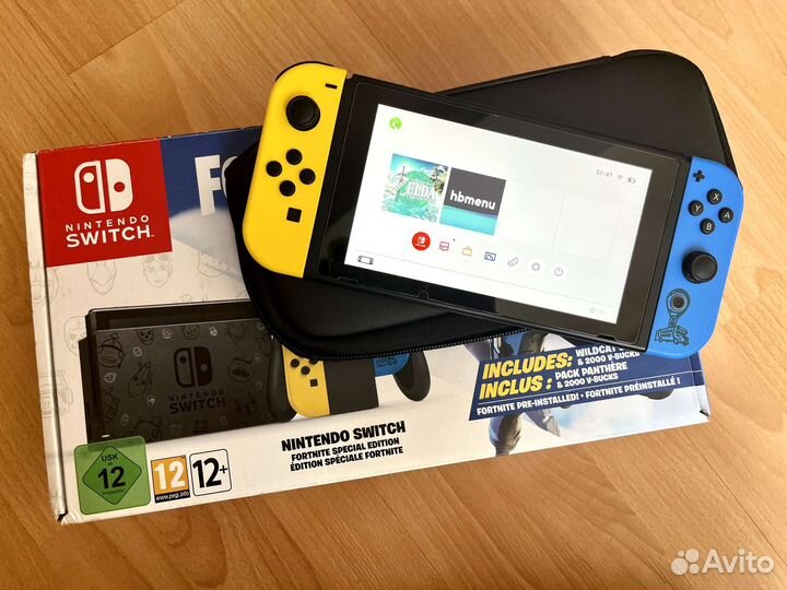 Прошитый Nintendo Switch v2 32 + 128 gb