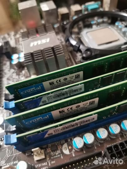 Материнская плата с процессором Xeon 5450 16гб