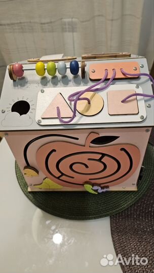 Бизиборд домик со светом большой