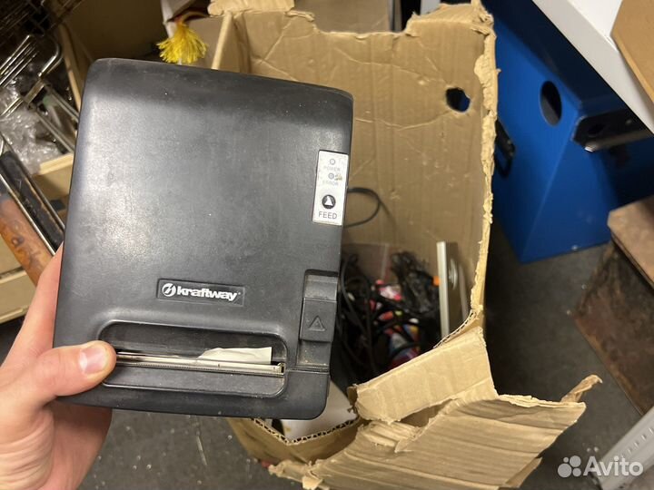 Принтер kraftway kpr-600 для печати чеков в кафе