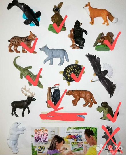 Игрушки из киндер сюрприза (Киндер / Чупа-чупс)