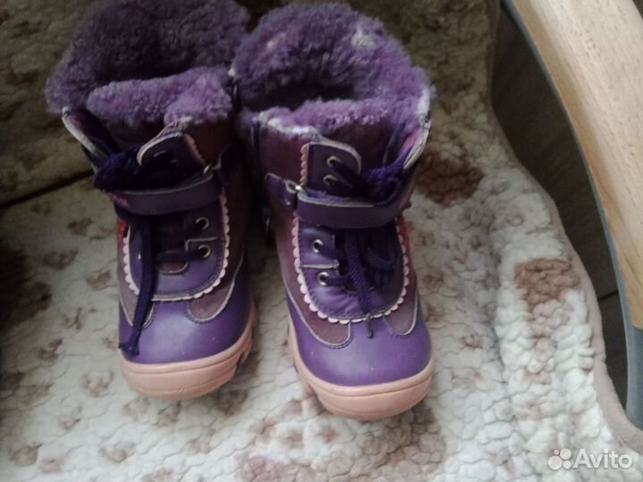 Ботинки зимние для девочки 28 размер