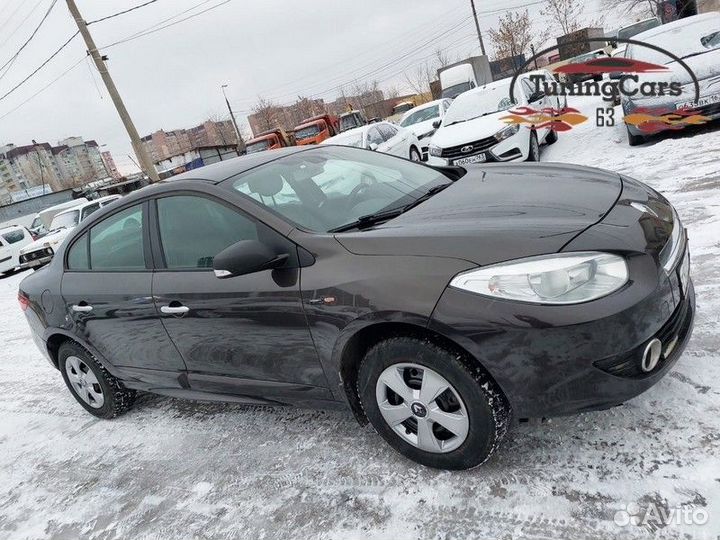 Накладки на пороги пластиковые на Renault Fluence