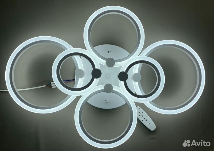 Люстра светодиодная Этерна с пультом